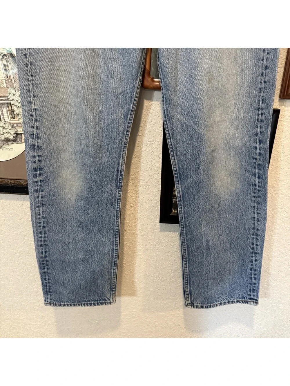 Vintage 80s RARE Levi’s 501 STF Men’s 36x32 Blue Denim Jeans Made in USA 1985
